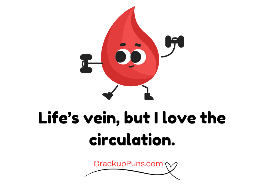 funny blood puns & jokes