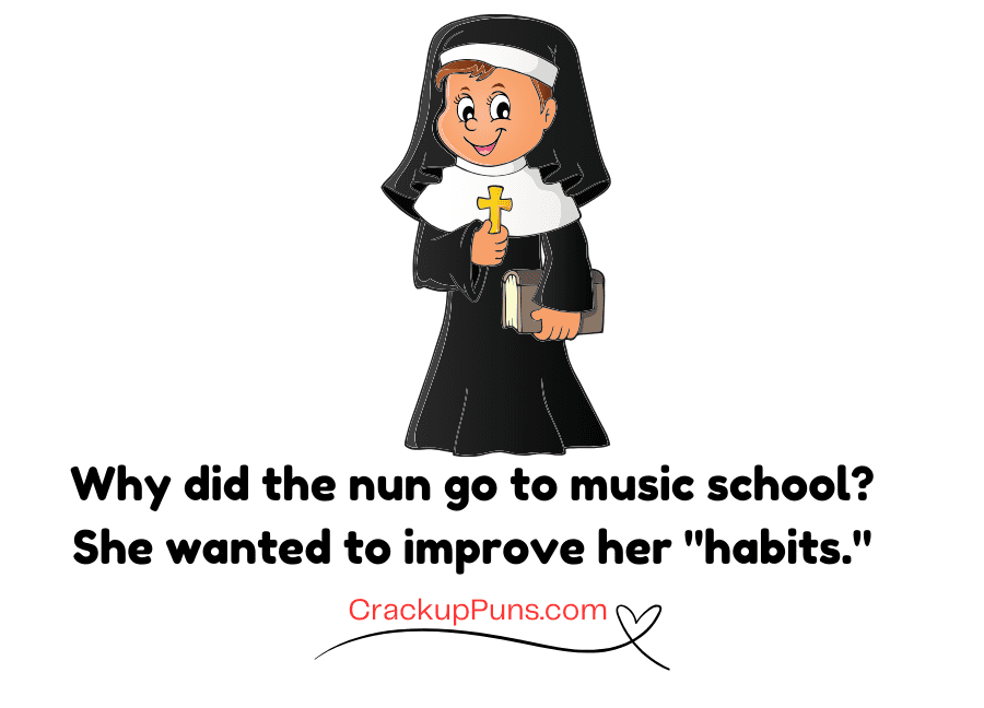 hilarious funny nun puns 