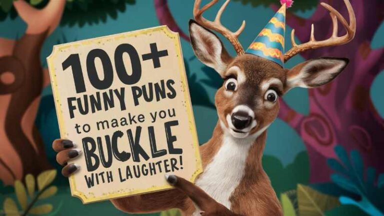 funny deer puns