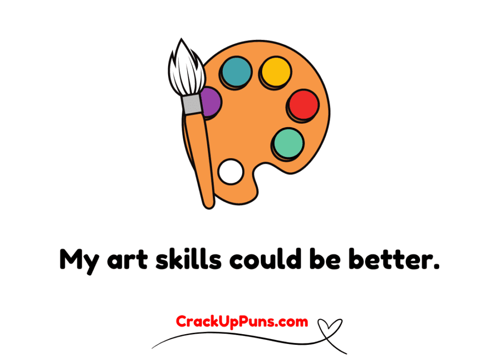 one-liner art puns
