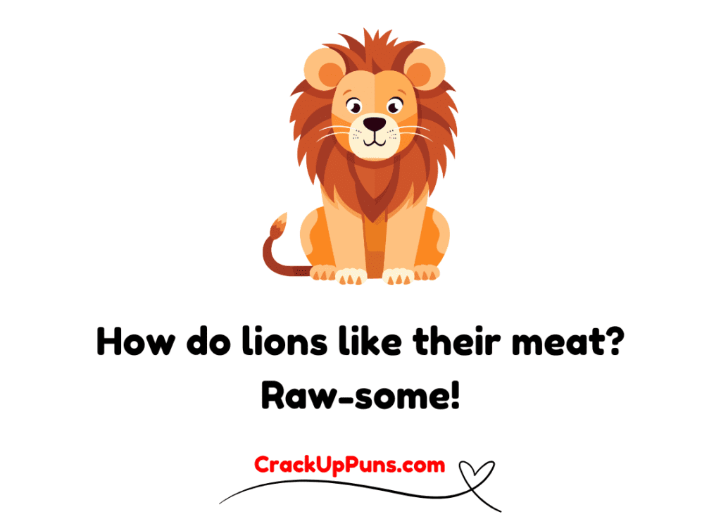 one-liner lion puns