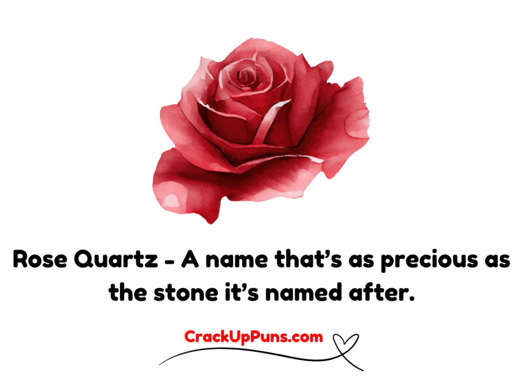 rose pun names
