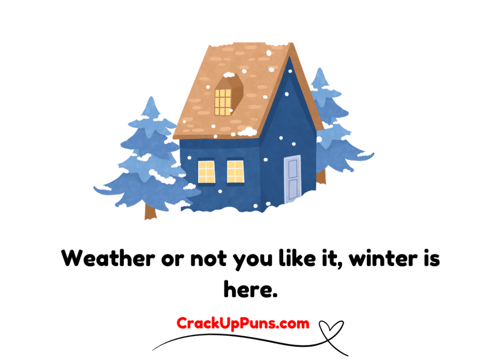 winter weather puns
