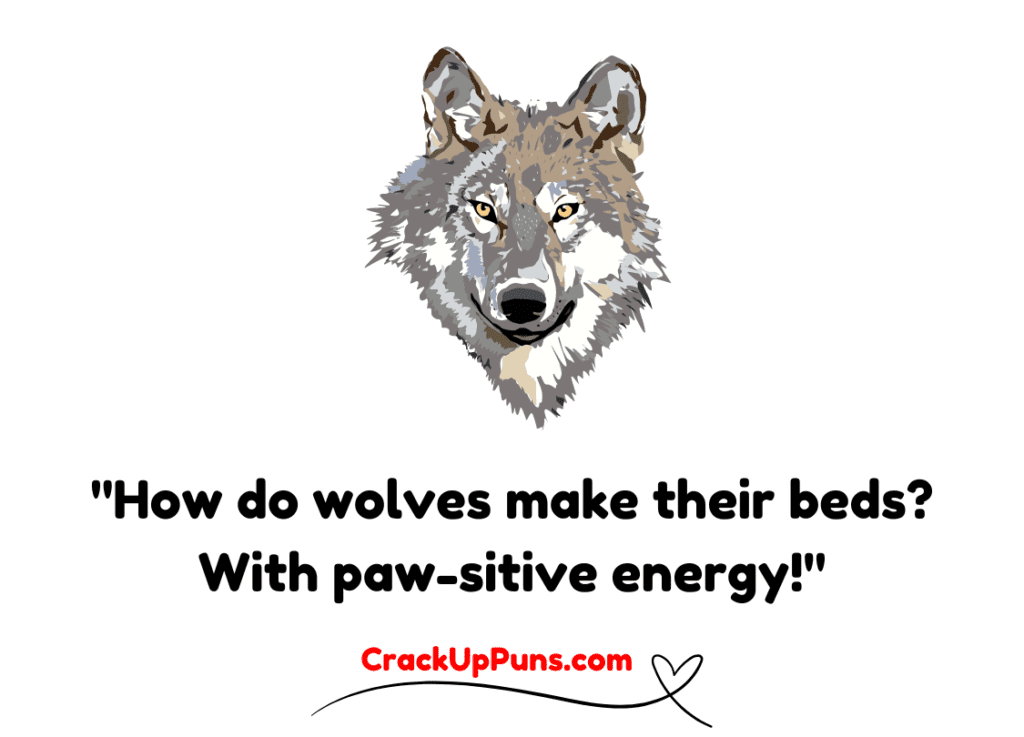 funny wolf puns
