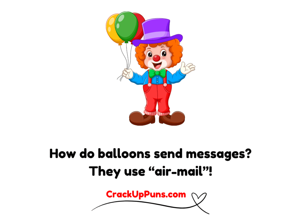 balloon puns for kids

