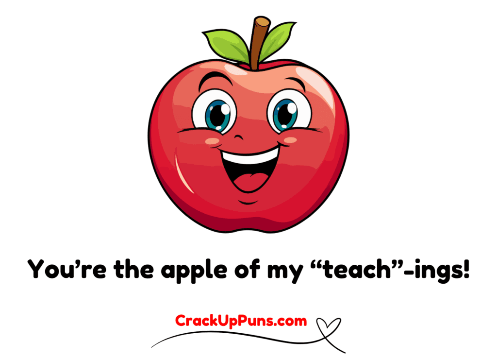 apple puns for teachers
