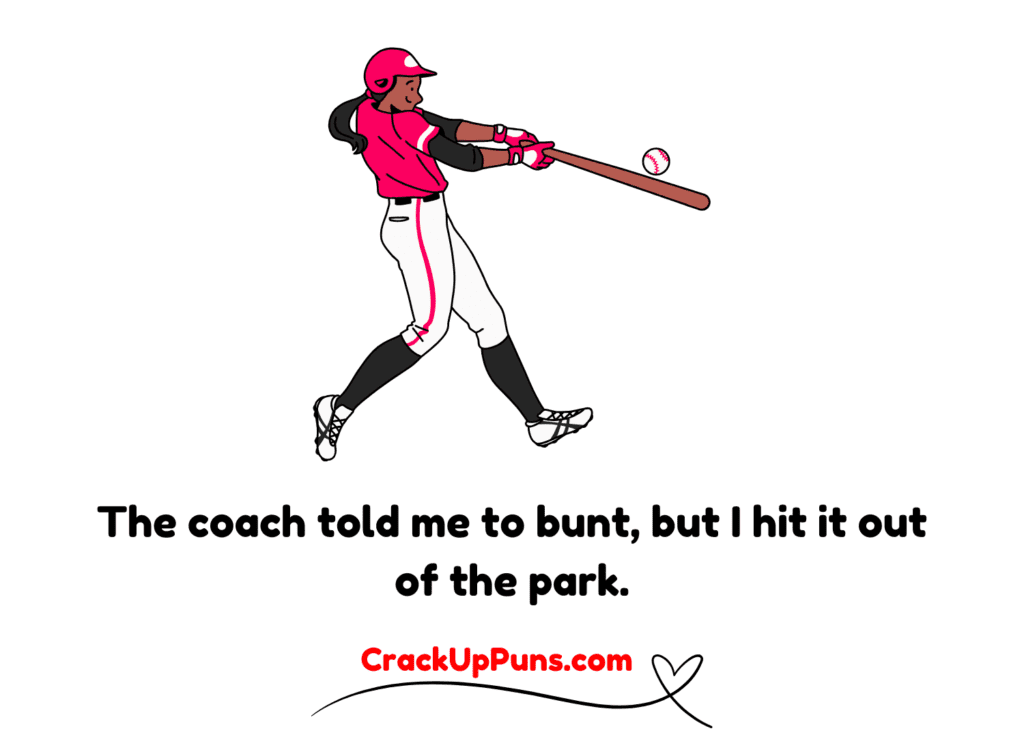 one-liner baseball puns