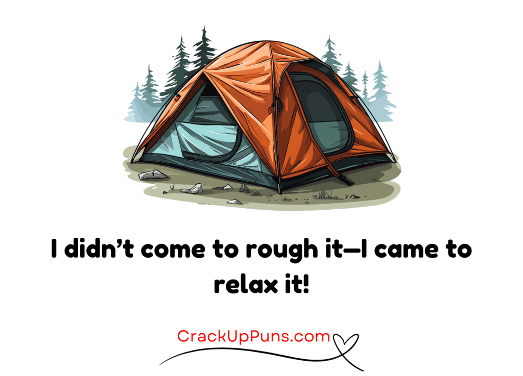 Funny Glamping Puns