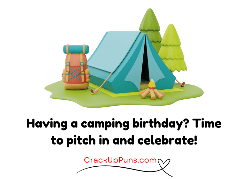 Birthday in Camp Puns
