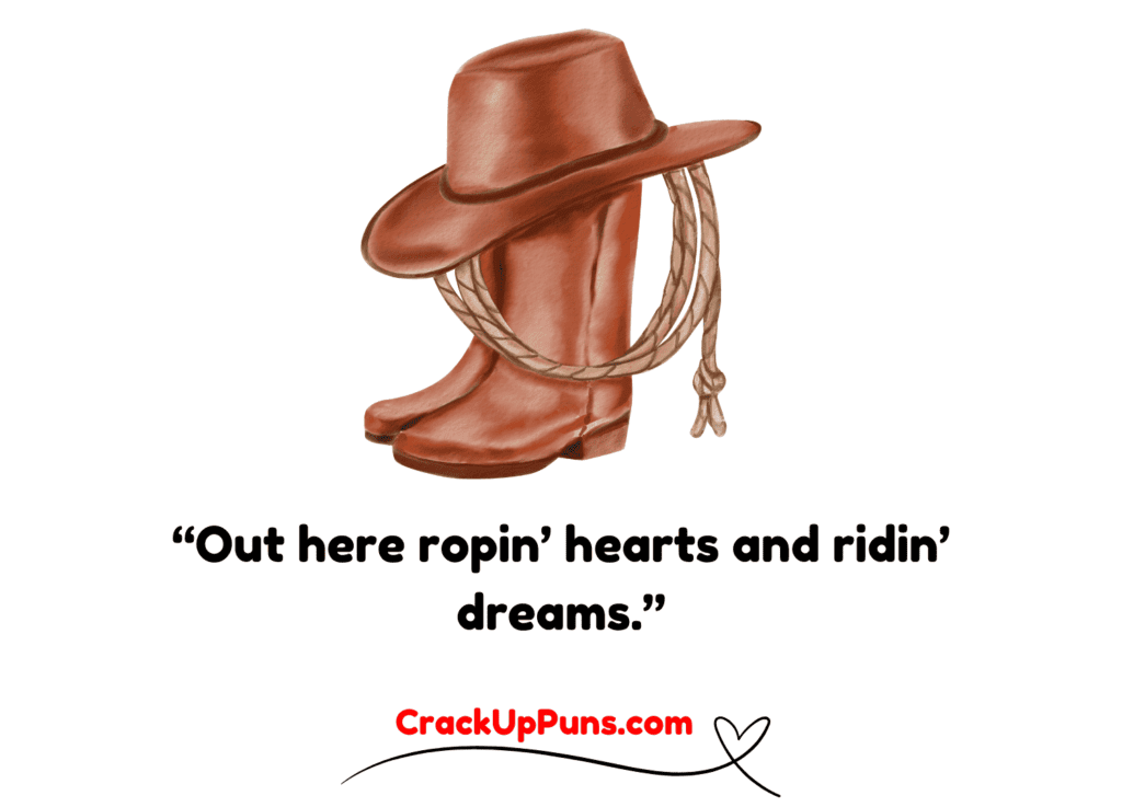 cowboy puns for instagram
