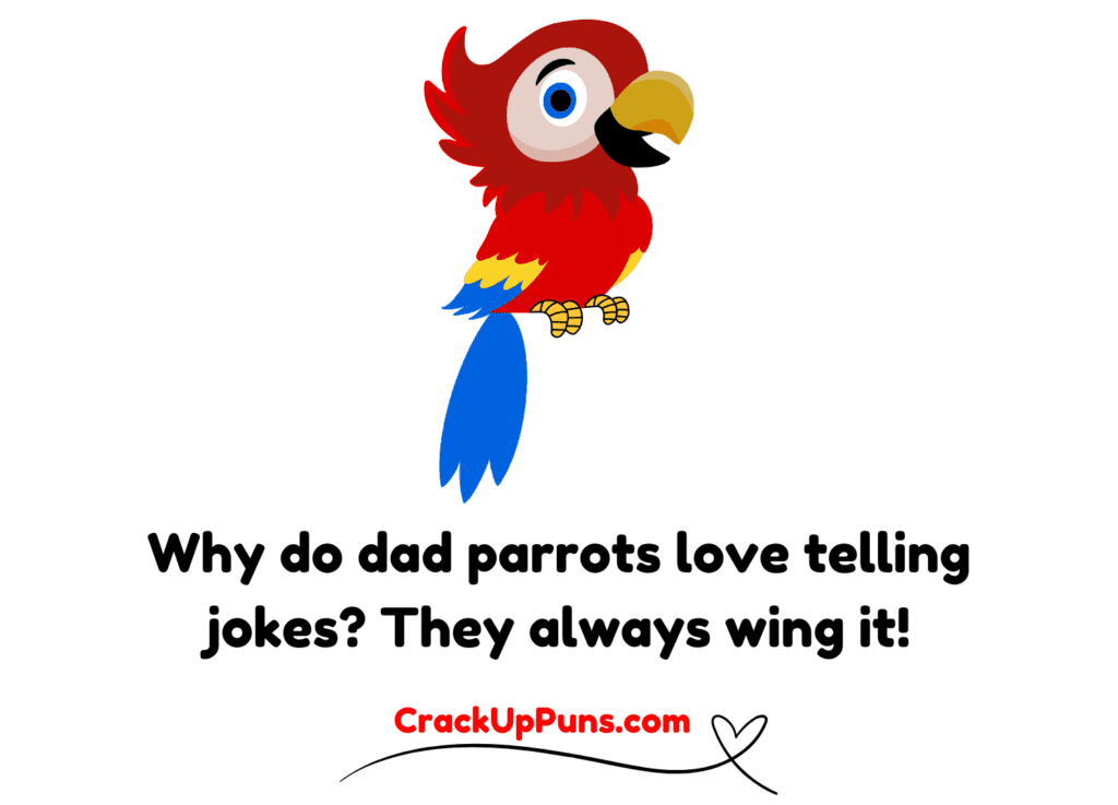 parrot dad jokes
