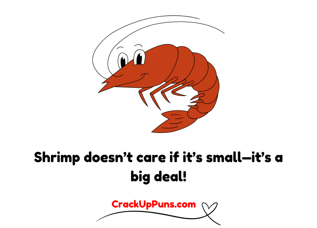one-liner shrimp puns
