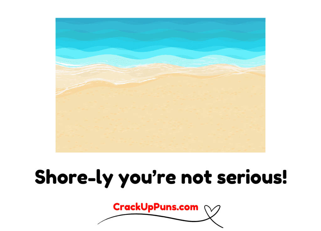 funny beach puns
