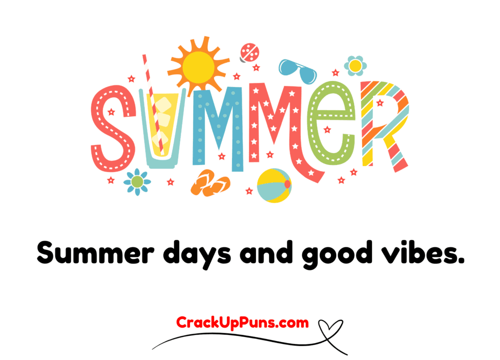one-liner summer puns

