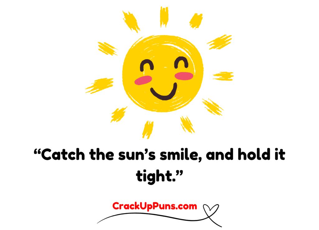 sun puns
