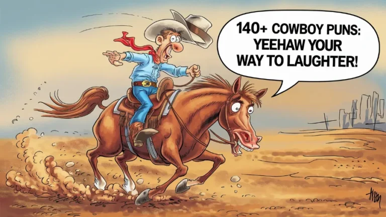 140+ Cowboy Puns: Yeehaw Your Way to Laughter!