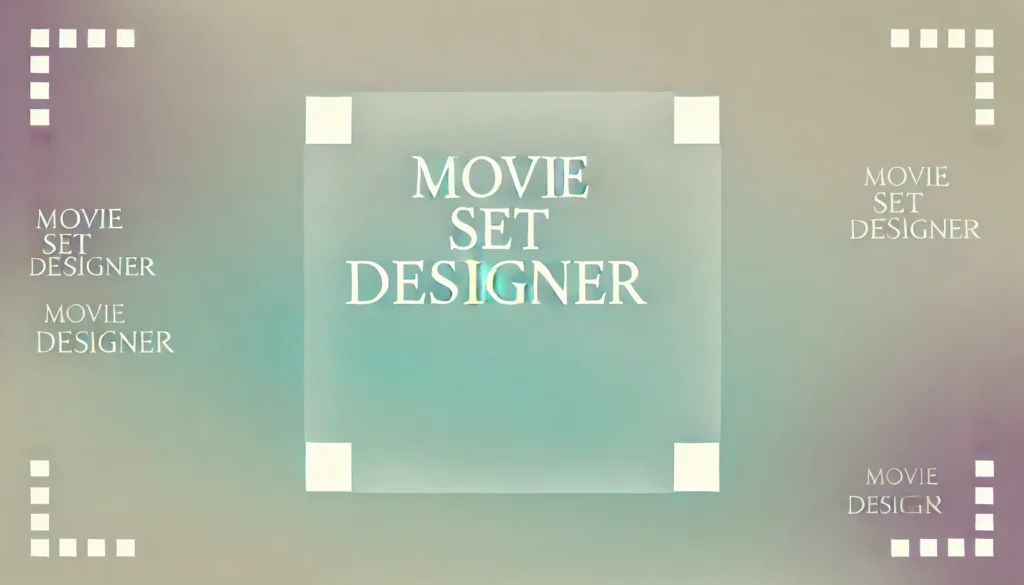 Movie Set Designer