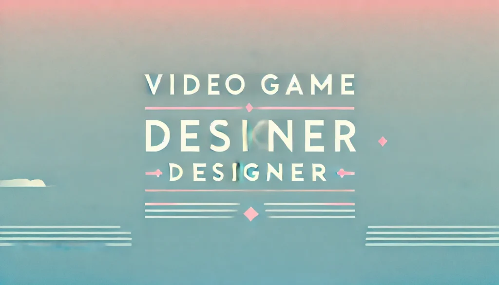 Video Game Designer