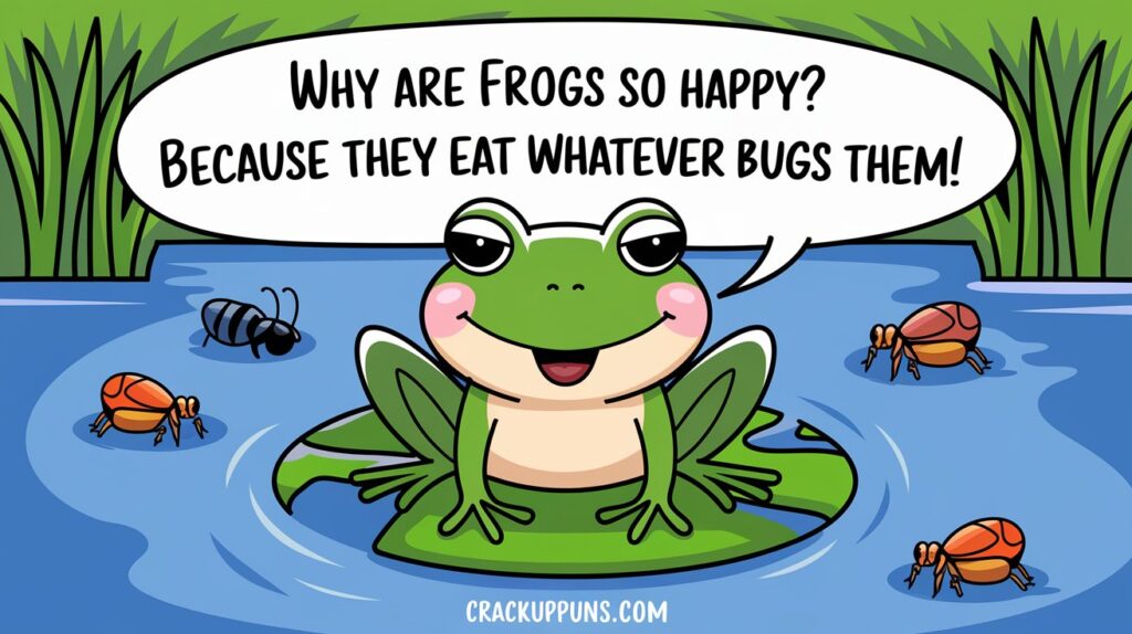 frog puns
