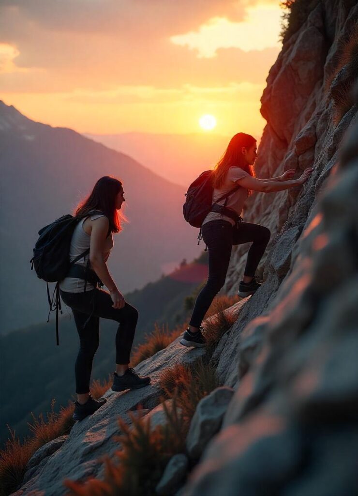 lively image of mountains